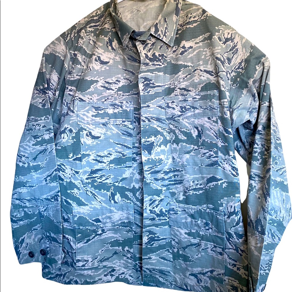 USAF Propper 44-R Environmental Camouflage Shirt Camo Shacket Hunting